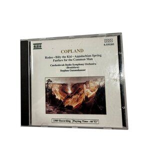 Aaron Copland Classics Rodeo Billy The Kid Appalachian Spring Naxos 1989